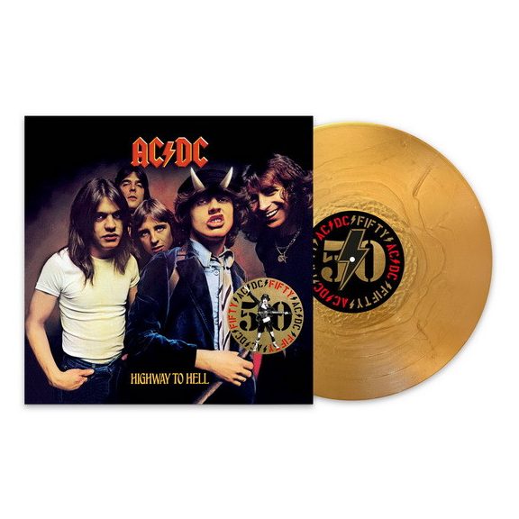 AC/DC: Highway To Hell - AC/DC 50 (LP, gold metallic, 180 gr) AC/DC: Highway To Hell - AC/DC 50 (LP, gold metallic, 180 gr)