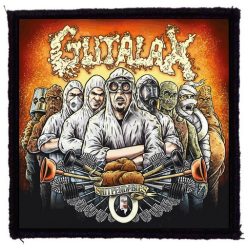 GUTALAX: Shitpendables (9,5 cm x 9,5 cm) (felvarró) 