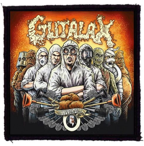 GUTALAX: Shitpendables (9,5 cm x 9,5 cm) (felvarró) 