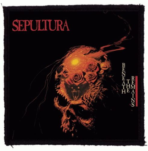 SEPULTURA: Beneath The Remains (9,5 cm x 9,5 cm) (felvarró) 