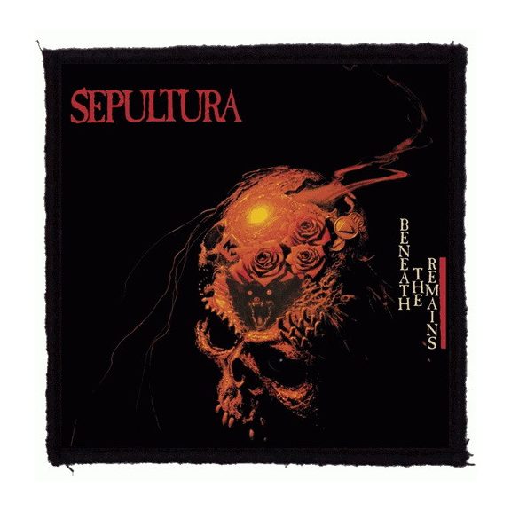 SEPULTURA: Beneath The Remains (9,5 cm x 9,5 cm) (felvarró) SEPULTURA: Beneath The Remains (9,5 cm x 9,5 cm) (felvarró)
