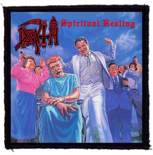 DEATH: Spiritual Healing (9,5 cm x 9,5 cm) (felvarró)