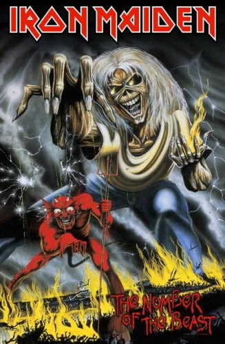 IRON MAIDEN: Number Of The Beast  (zászló)