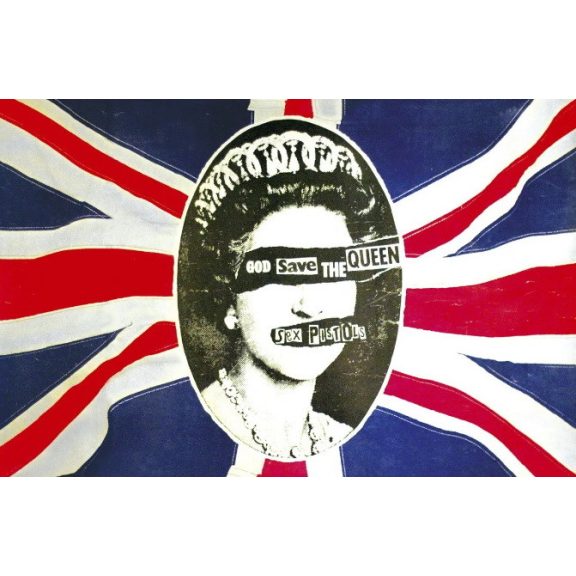 SEX PISTOLS: God Save The Queen (zászló) SEX PISTOLS: God Save The Queen (zászló)