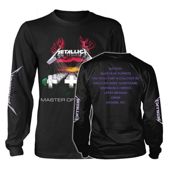 METALLICA: Master Of Puppets Tracks (hosszúujjú póló) METALLICA: Master Of Puppets Tracks (hosszúujjú póló)