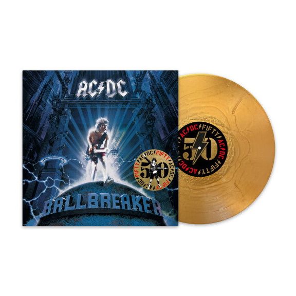 AC/DC: Ballbreaker - AC/DC 50 (LP, gold metallic) AC/DC: Ballbreaker - AC/DC 50 (LP, gold metallic)