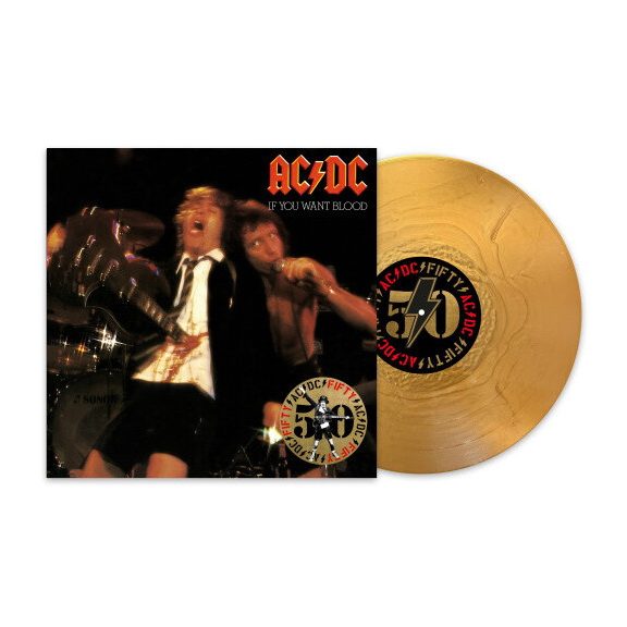 AC/DC: If You Want Blood - AC/DC 50 (LP, gold metallic) AC/DC: If You Want Blood - AC/DC 50 (LP, gold metallic)