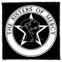 SISTERS OF MERCY: Logo (9,5 cm x 9,5 cm) (felvarró) 