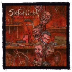   SIX FEET UNDER: Killing For Revenge (9,5 cm x 9,5 cm) (felvarró) 