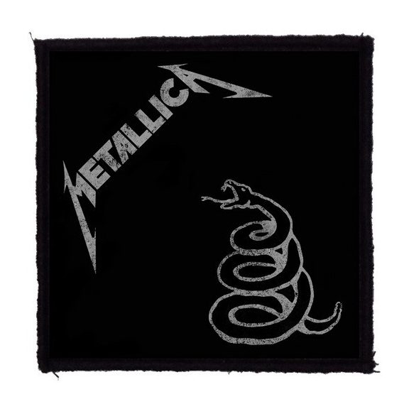 METALLICA: Black Album (9,5 cm x 9,5 cm) (felvarró) METALLICA: Black Album (9,5 cm x 9,5 cm) (felvarró)