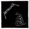 METALLICA: Black Album (9,5 cm x 9,5 cm) (felvarró) 