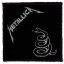 METALLICA: Black Album (9,5 cm x 9,5 cm) (felvarró) 