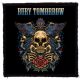 BURY TOMORROW: Skull Rose (9,5 cm x 9,5 cm) (felvarró) 