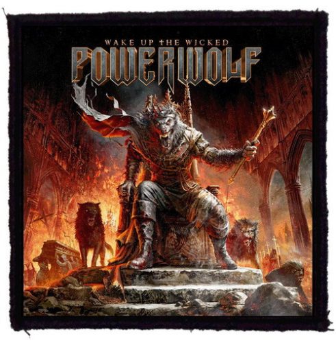 POWERWOLF: Wake Up The Wicked (9,5 cm x 9,5 cm) (felvarró) 