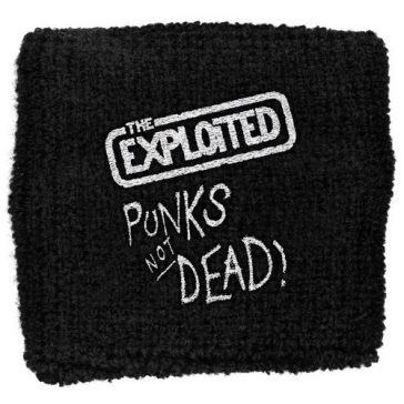EXPLOITED: Punks Not Dead (frottír csuklószorító) 