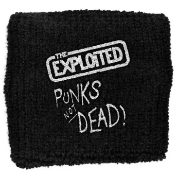 EXPLOITED: Punks Not Dead (frottír csuklószorító) 