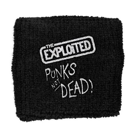 EXPLOITED: Punks Not Dead (frottír csuklószorító) EXPLOITED: Punks Not Dead (frottír csuklószorító)