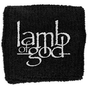 LAMB OF GOD: Logo (frottír csuklószorító) 