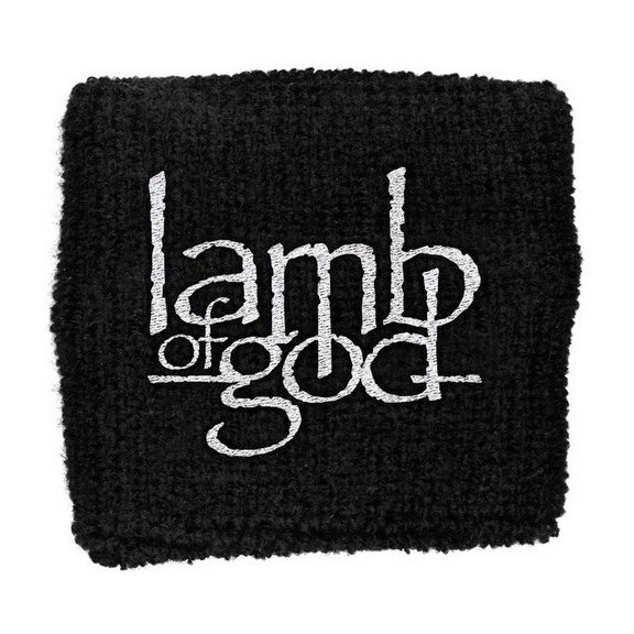 LAMB OF GOD: Logo (frottír csuklószorító) LAMB OF GOD: Logo (frottír csuklószorító)