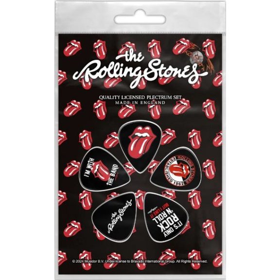 ROLLING STONES - Tongue (5 db pengető, 1 mm vastag) ROLLING STONES - Tongue (5 db pengető, 1 mm vastag)