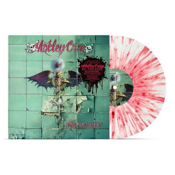 MÖTLEY CRÜE: Dr. Feelgood - 35th Anniversary LP, white/red) MÖTLEY CRÜE: Dr. Feelgood - 35th Anniversary LP, white/red)