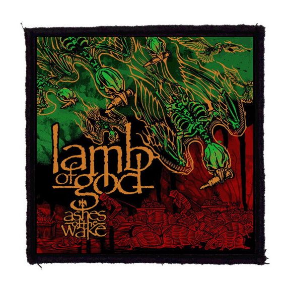 LAMB OF GOD: Ashes On A Wake (9,5 cm x 9,5 cm) (felvarró) LAMB OF GOD: Ashes On A Wake (9,5 cm x 9,5 cm) (felvarró)