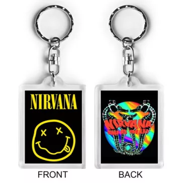 NIRVANA - Smiley (kulcstartó)