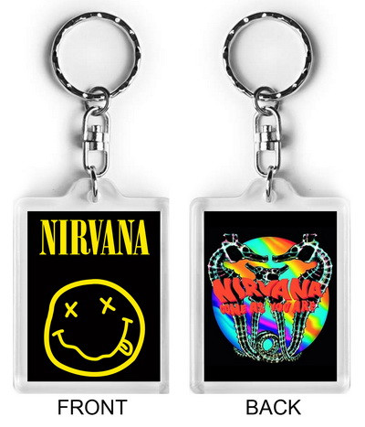 NIRVANA - Smiley (kulcstartó)