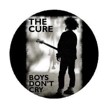 CURE: Boys Don't Cry (nagy jelvény, 3,7 cm)