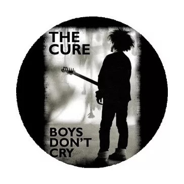 CURE: Boys Don't Cry (nagy jelvény, 3,7 cm)