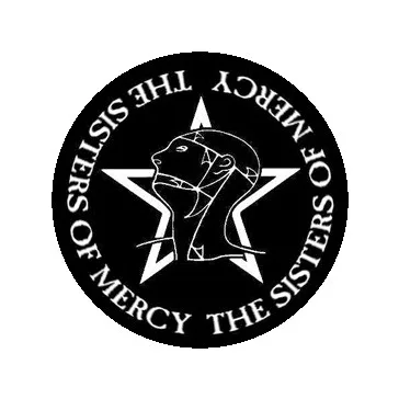 SISTERS OF MERCY: Logo (jelvény, 2,5 cm) 