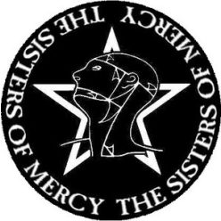 SISTERS OF MERCY: Logo (nagy jelvény, 3,7 cm)