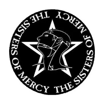 SISTERS OF MERCY: Logo (nagy jelvény, 3,7 cm)