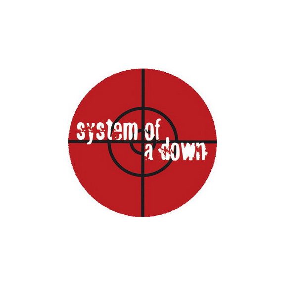 SYSTEM OF A DOWN: Target (nagy jelvény, 3,7 cm) SYSTEM OF A DOWN: Target (nagy jelvény, 3,7 cm)