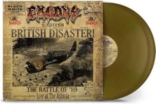 EXODUS: British Disaster - Live At the Astoria '89  (2LP, gold)