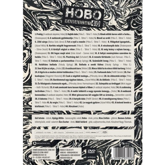 HOBO: Vadászat 40 Aréna 2024.02.10. (DVD)