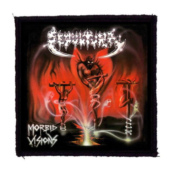 SEPULTURA: Morbid Visions (9,5 cm x 9,5 cm) (felvarró) SEPULTURA: Morbid Visions (9,5 cm x 9,5 cm) (felvarró)