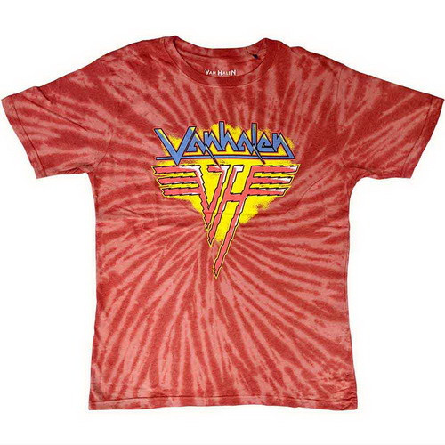 VAN HALEN: Jagged logo (red wash) (póló)