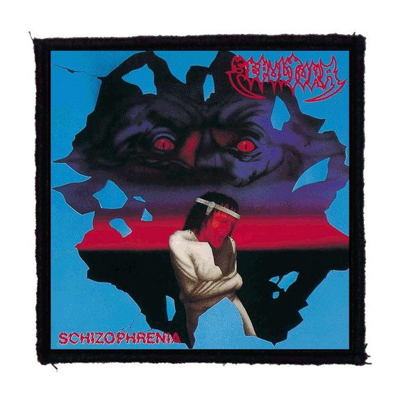 SEPULTURA: Schizophrenia (9,5 cm x 9,5 cm) (felvarró) SEPULTURA: Schizophrenia (9,5 cm x 9,5 cm) (felvarró)
