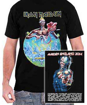 IRON MAIDEN: England 2014 Tour (póló)