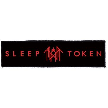 SLEEP TOKEN: Logo superstrip (22 cm x 5 cm) (felvarró)