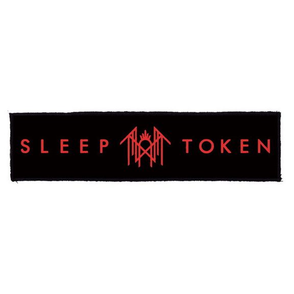 SLEEP TOKEN: Logo superstrip (22 cm x 5 cm) (felvarró) SLEEP TOKEN: Logo superstrip (22 cm x 5 cm) (felvarró)