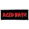 ACID BATH: Logo (12,5 cm x 4 cm) (felvarró) 