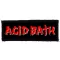 ACID BATH: Logo (12,5 cm x 4 cm) (felvarró) 