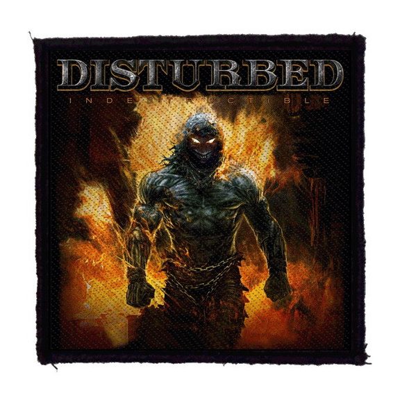 DISTURBED: Indestructible (9,5 cm x 9,5 cm) (felvarró) DISTURBED: Indestructible (9,5 cm x 9,5 cm) (felvarró)