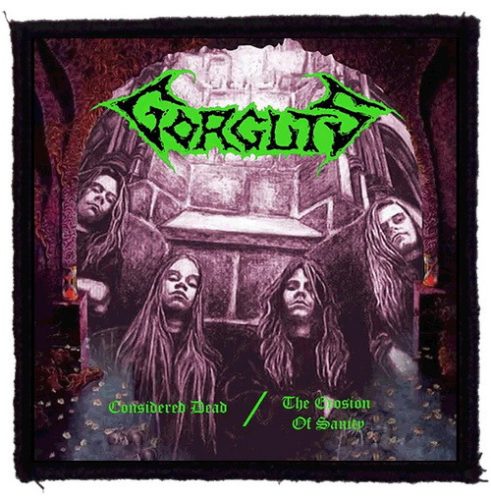 GORGUTS: Considered Dead (9,5 cm x 9,5 cm) (felvarró) 