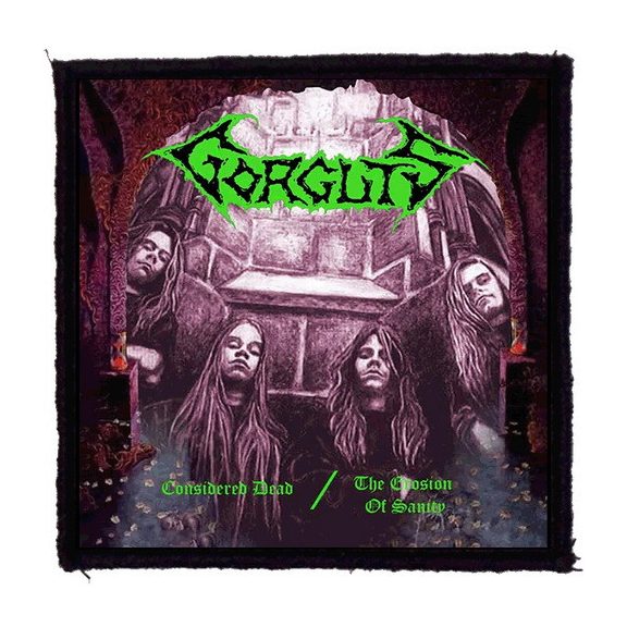 GORGUTS: Considered Dead (9,5 cm x 9,5 cm) (felvarró) GORGUTS: Considered Dead (9,5 cm x 9,5 cm) (felvarró)
