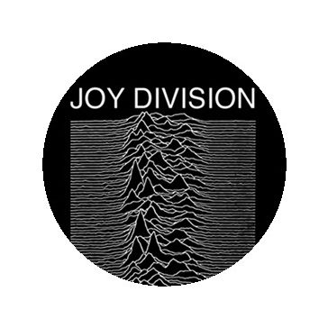 JOY DIVISION: Unknown Pleasures (nagy jelvény, 3,7 cm)