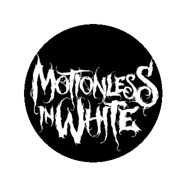 MOTIONLESS IN WHITE: Logo (jelvény, 2,5 cm) 