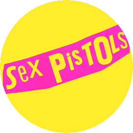 SEX PISTOLS: Logo (nagy jelvény, 3,7 cm)